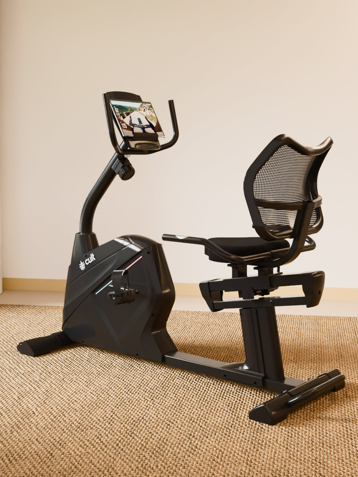 Cult SmartBikeBariPro Magnetic Recumbent Bike| 8Kg Flywheel | Max Weight: 150Kg | Home Use Recumbent Exercise Bike
