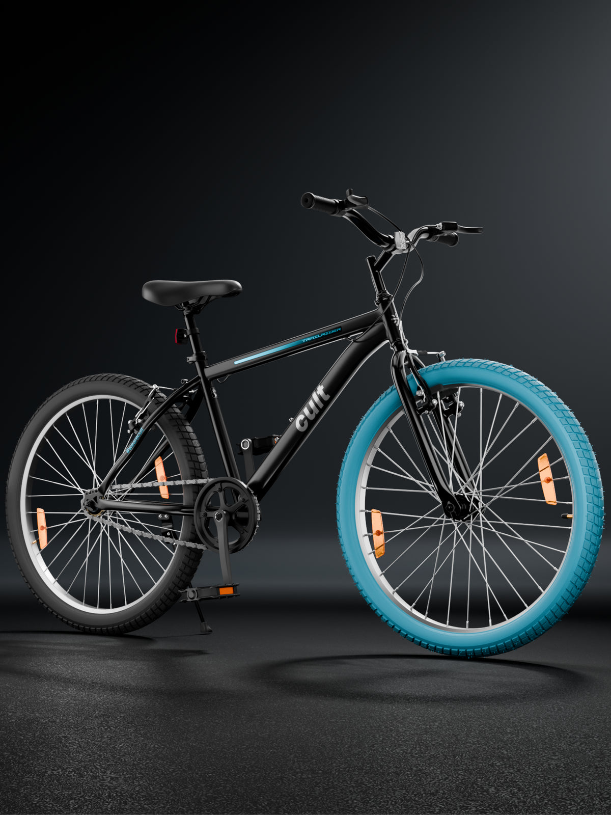 Cult TRAILRIDER 26T Single Speed Mountain Bike, Black