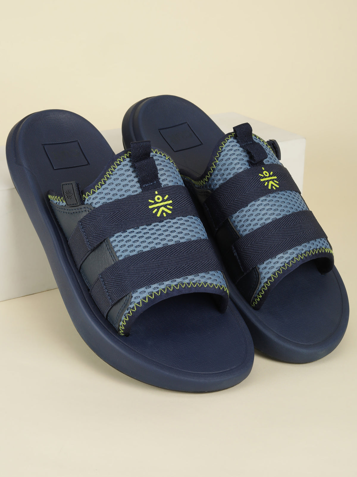 cult Men's Koios Sliders - Navy