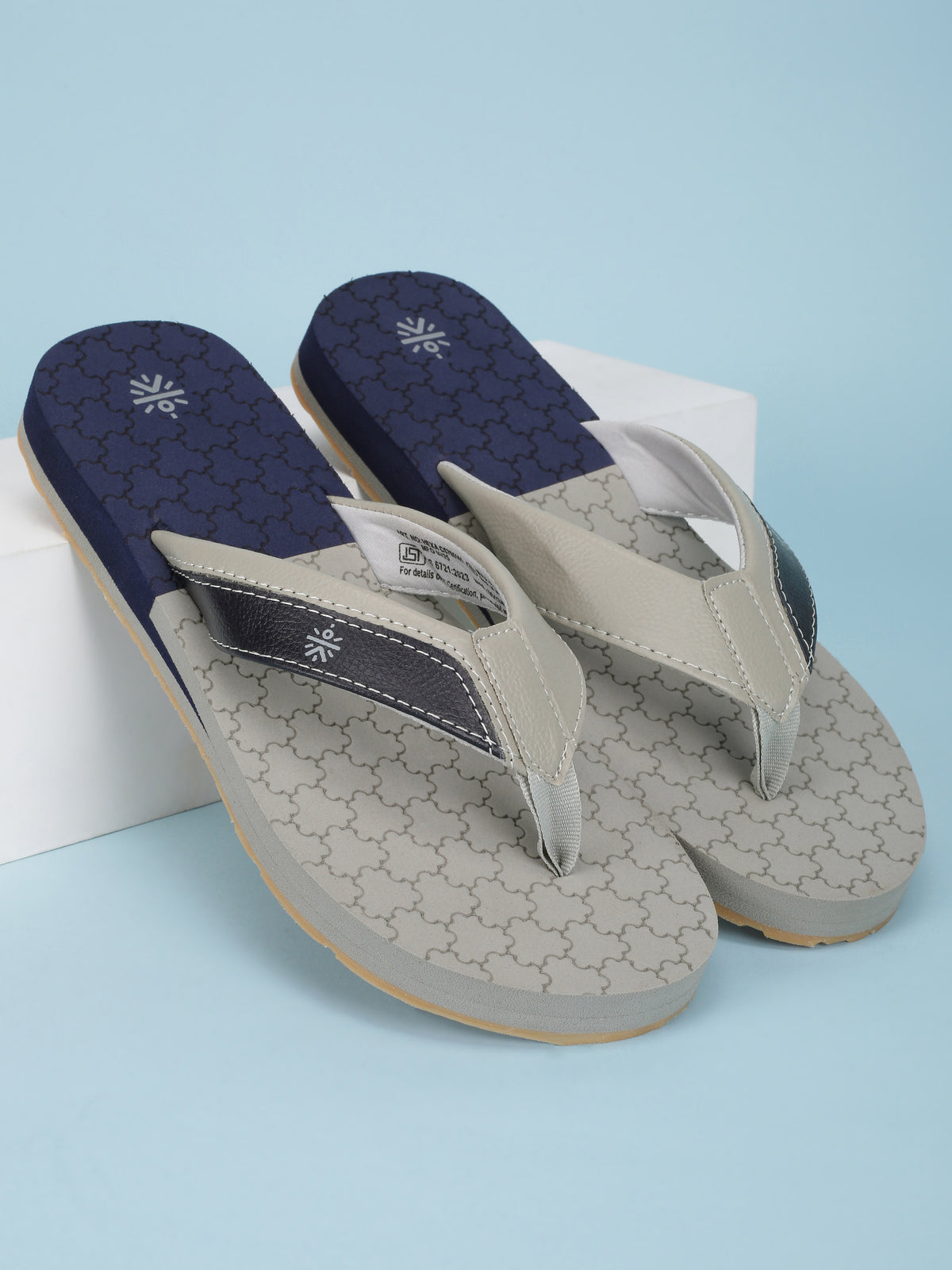 cult Men's Hexa Flip Flops - Grey