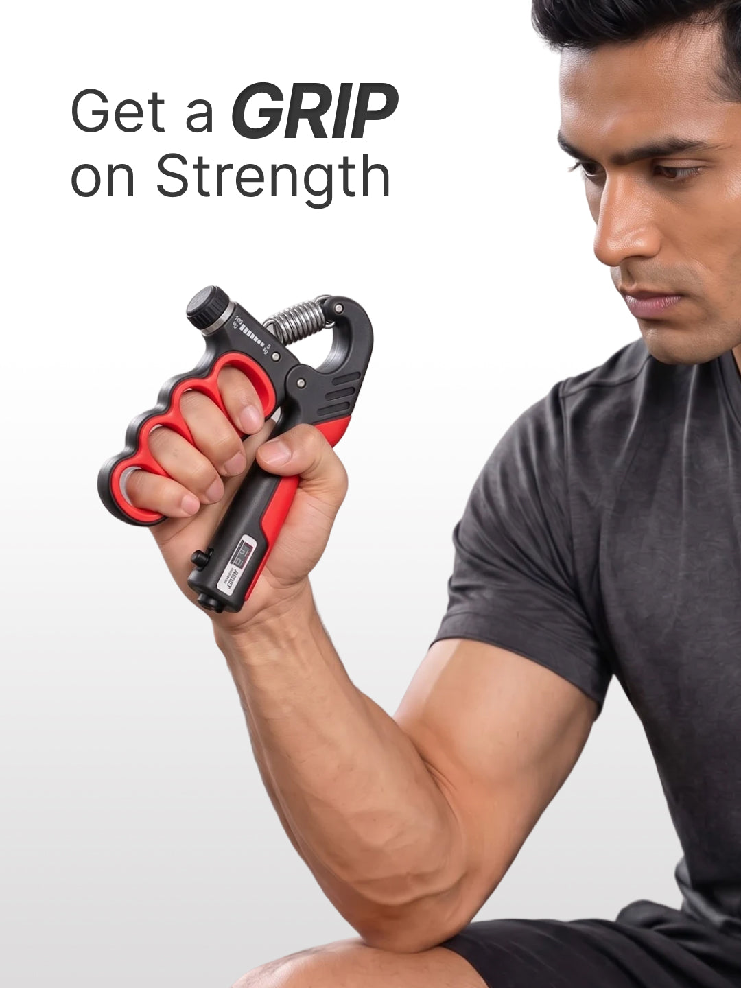 Cult Handgrip Premium Black Red