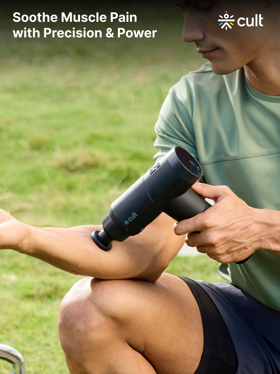 Cult Volt Pro, Full Body Professional Gun Massager, Upto 4.5 hour long battery, QuietMotion Tech, Deep Tissue Percussions, 4 Interchangeable heads, 6 Speed levels, Silicone head, Carry Pouch.