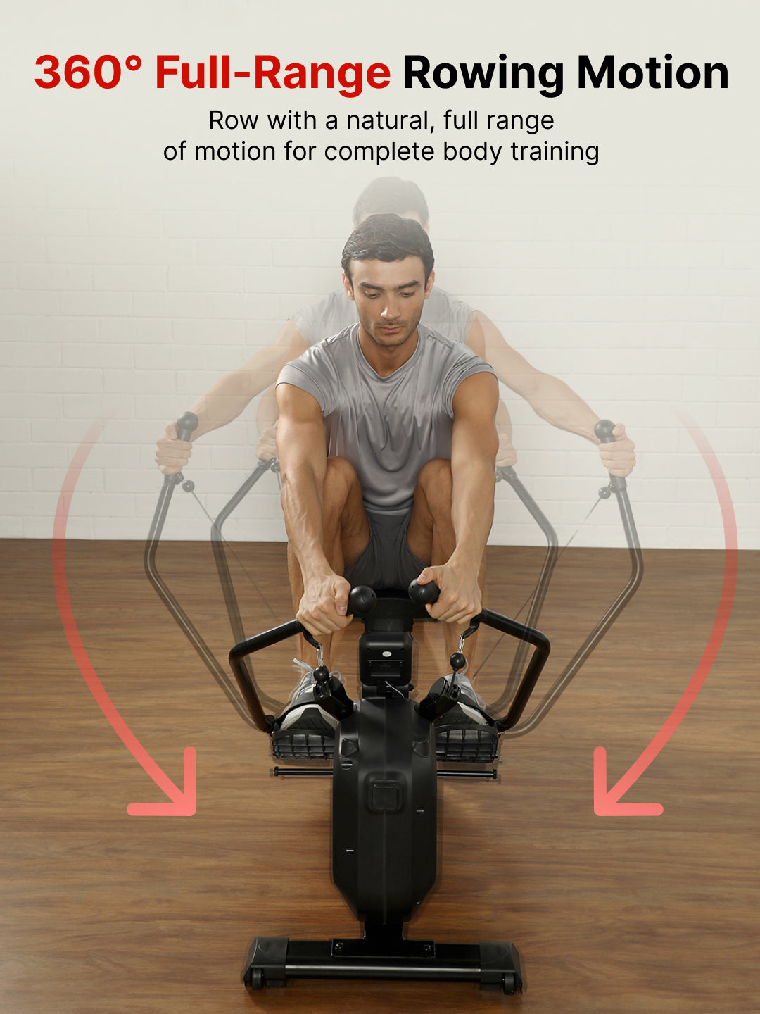Cult SmartRowDualGlide Full-Motion Magnetic Rower | 120Kg Max Weight | Quiet Home Use Rowing Machine (with 6 months extended warranty)