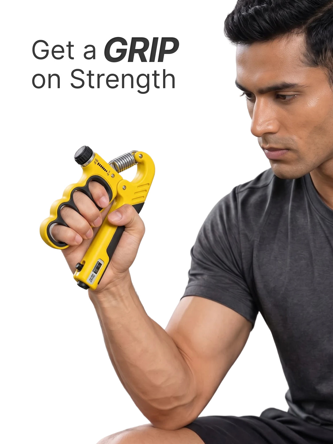 Cult Handgrip Premium Black Yellow