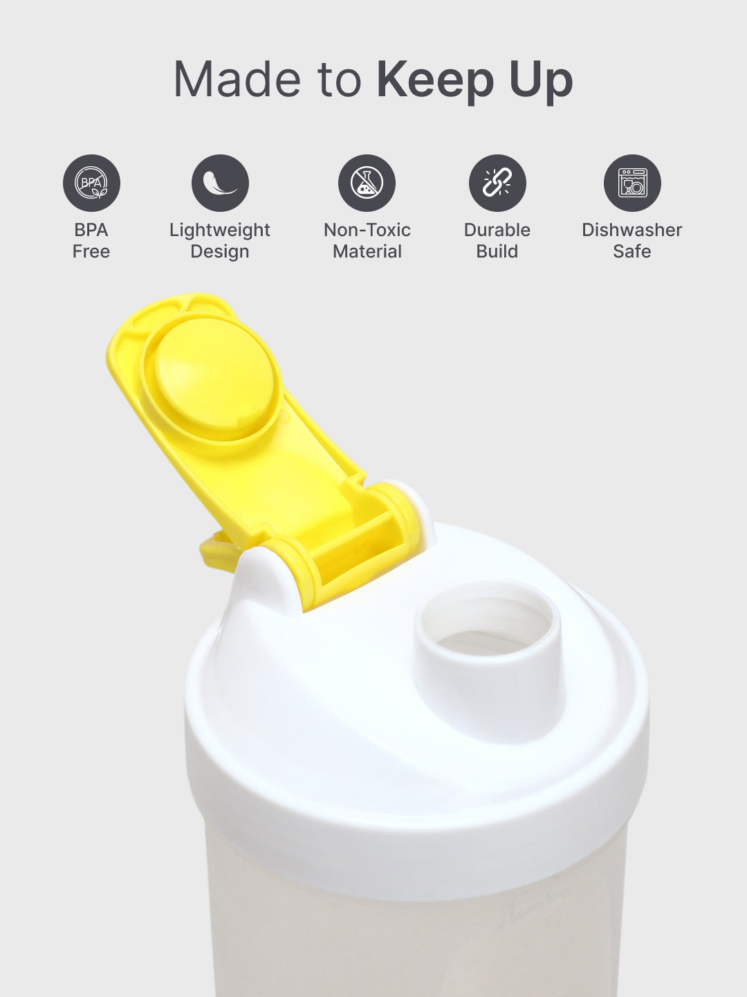 cult Spider Shaker 3 Compartment Yellow
