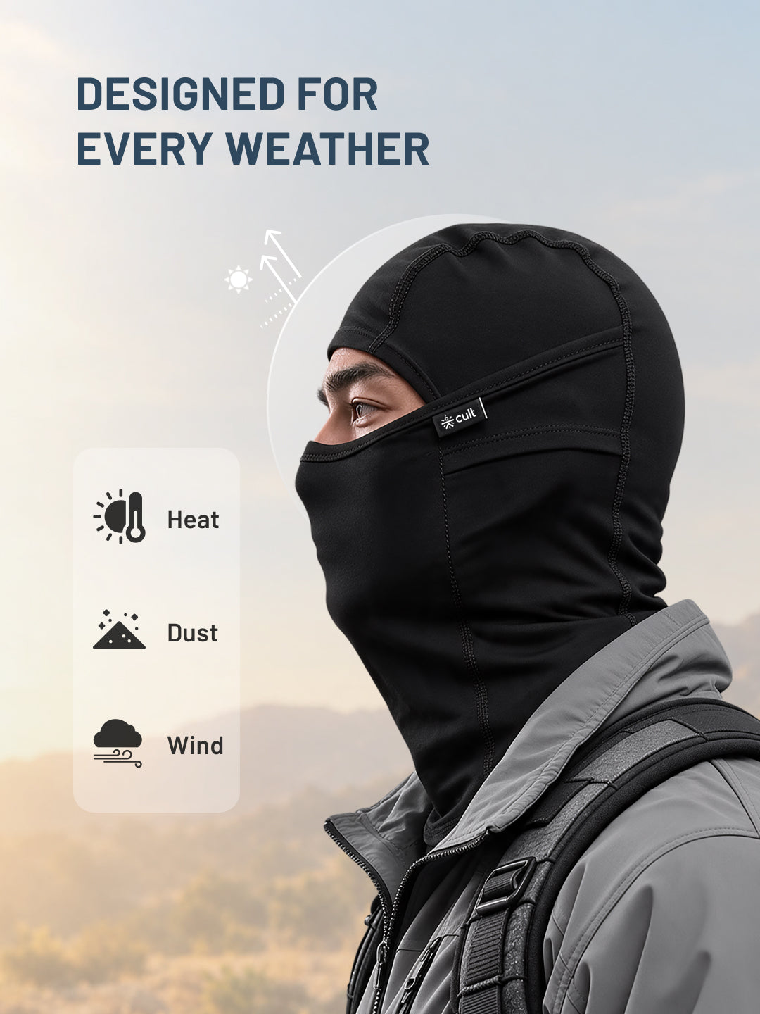 Cult Balaclava Bamboo Black