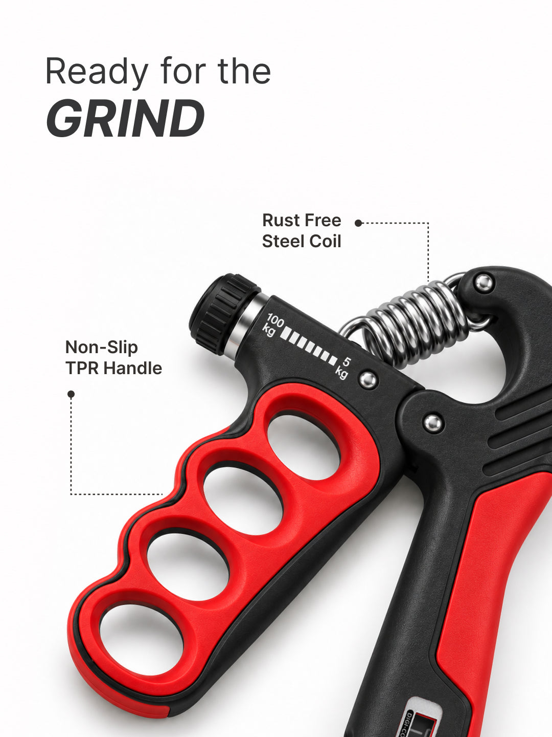 Cult Handgrip Premium Black Red