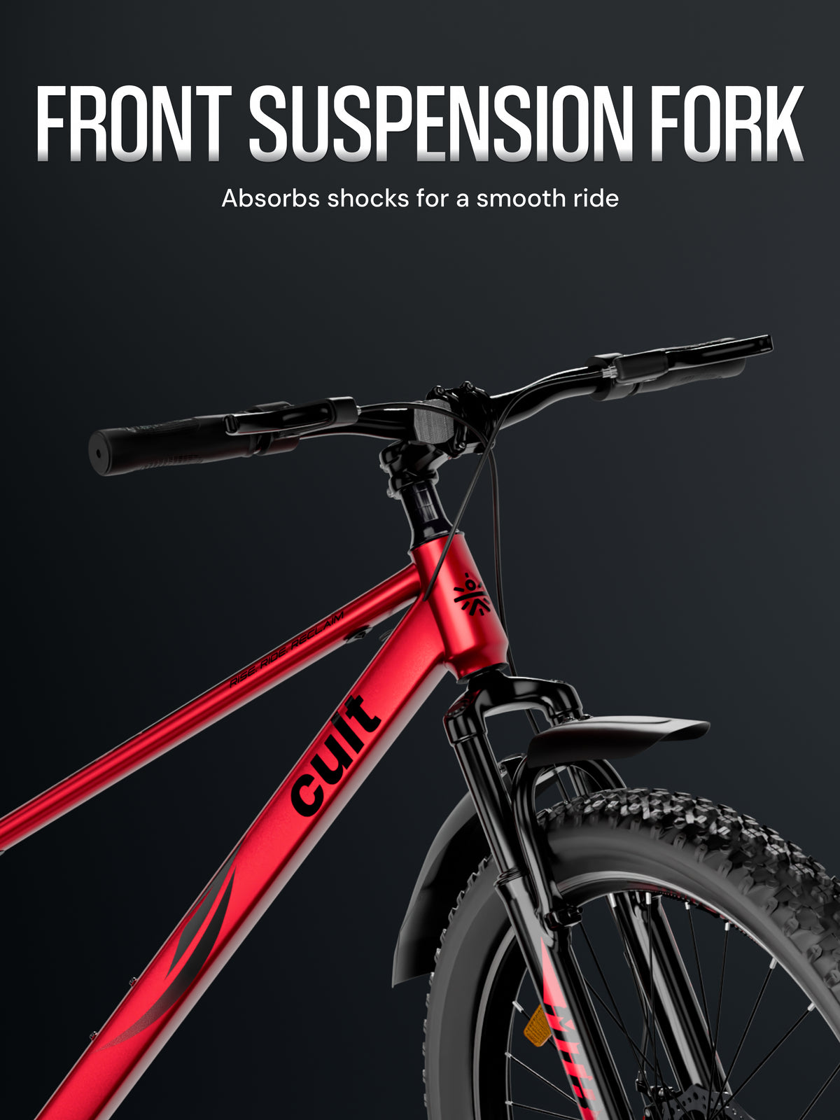 Cult Phoenix 26T Mountain Bike | Single Speed Cycle | Red