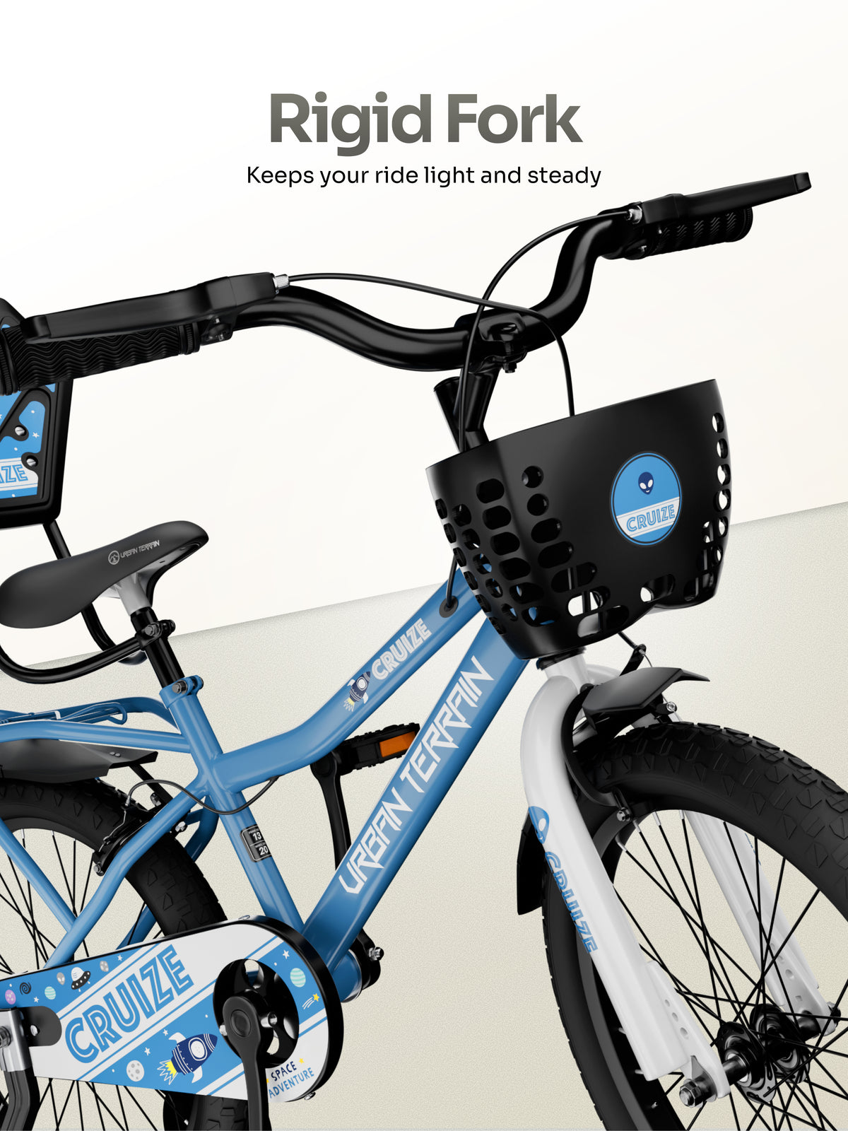 Urban Terrain Cruize 20T Single Speed Kids Cycle, Blue