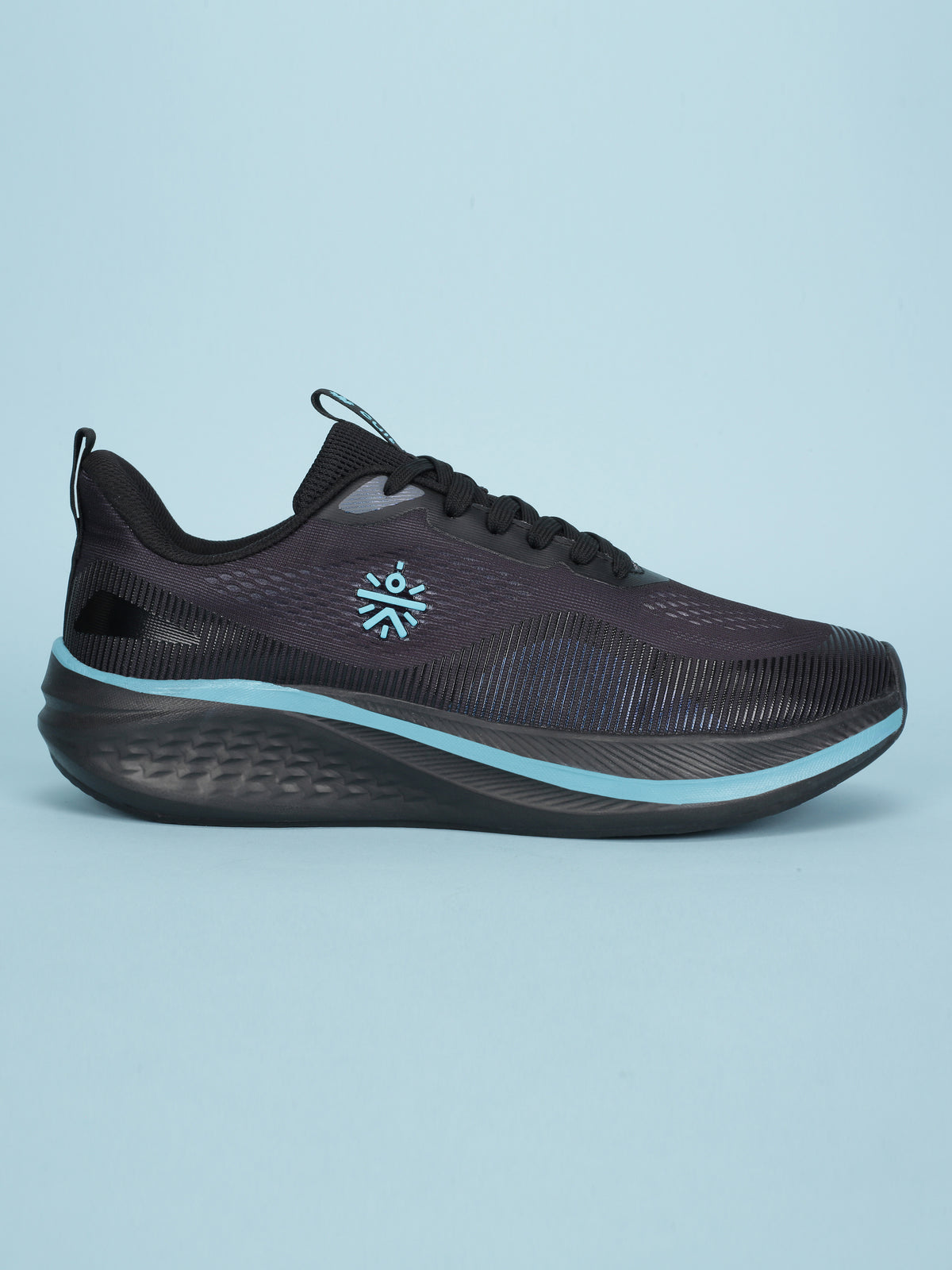 cult Men's Typhon Running Shoes - Black/Turquoise
