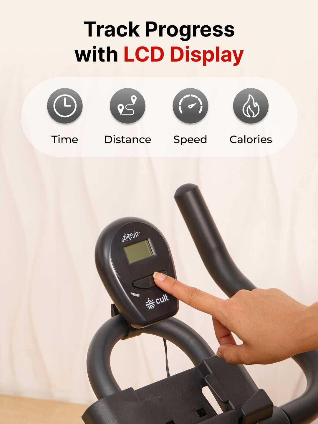 FK7003 Spinbike | 9kg Flywheel | Max Weight: 140Kg | Black (6 months warranty + 6 months extended warranty)
