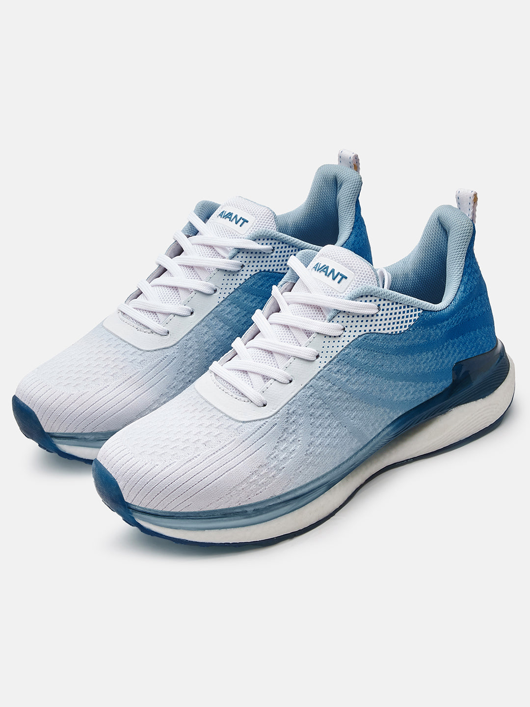 Avant Men's Rainbow Casual Shoes-Blue / White