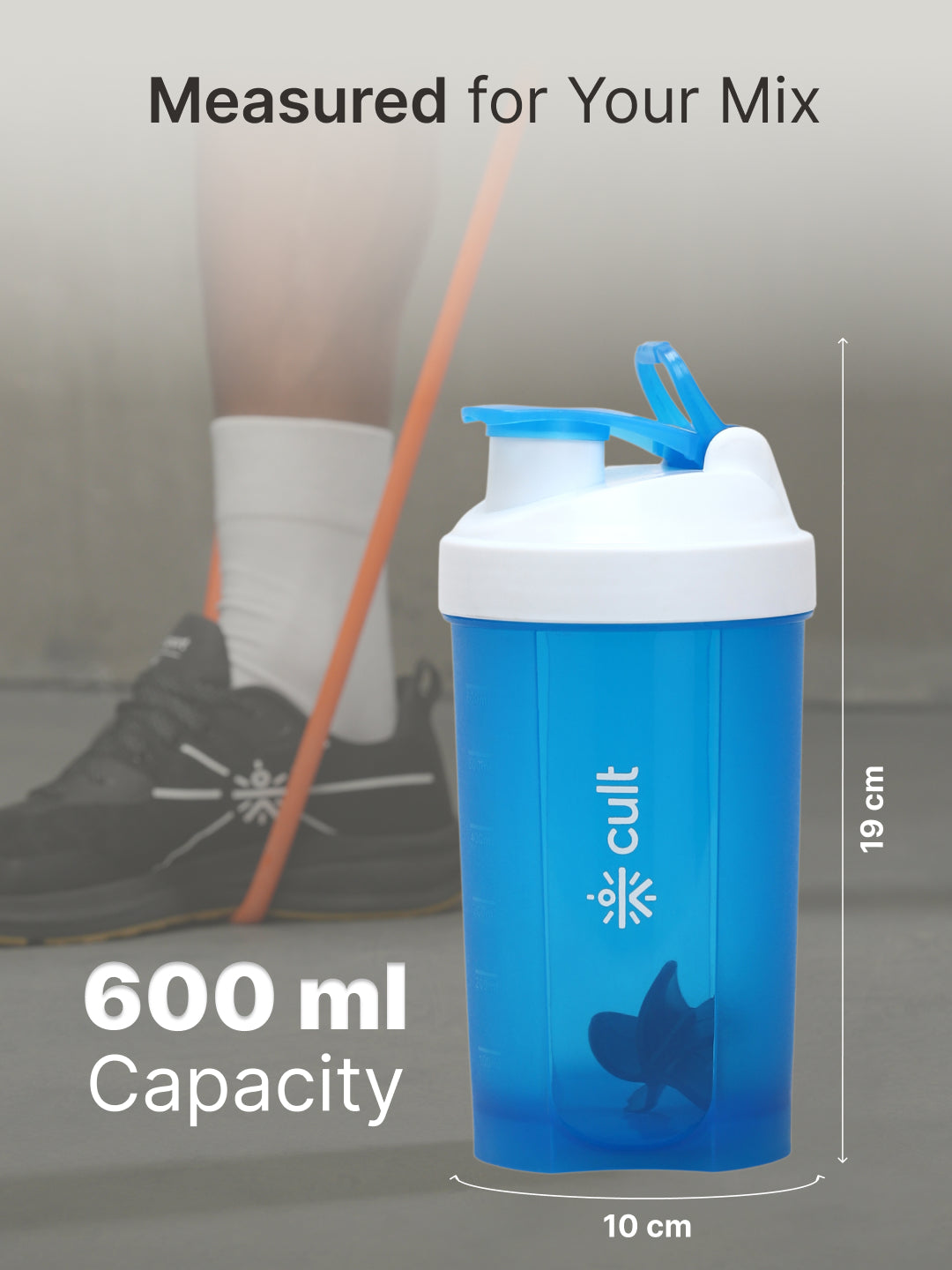 cult Mini Shaker 600ML Unisex Blue