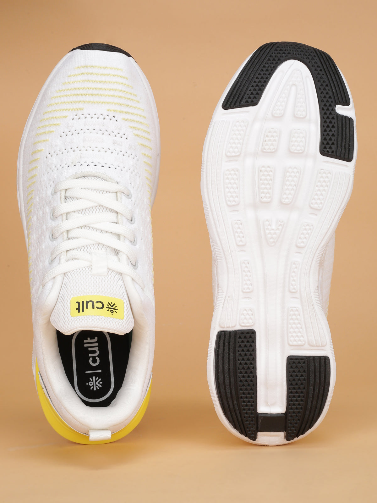 cult Men's Flexora Sneaker Shoes - Yellow