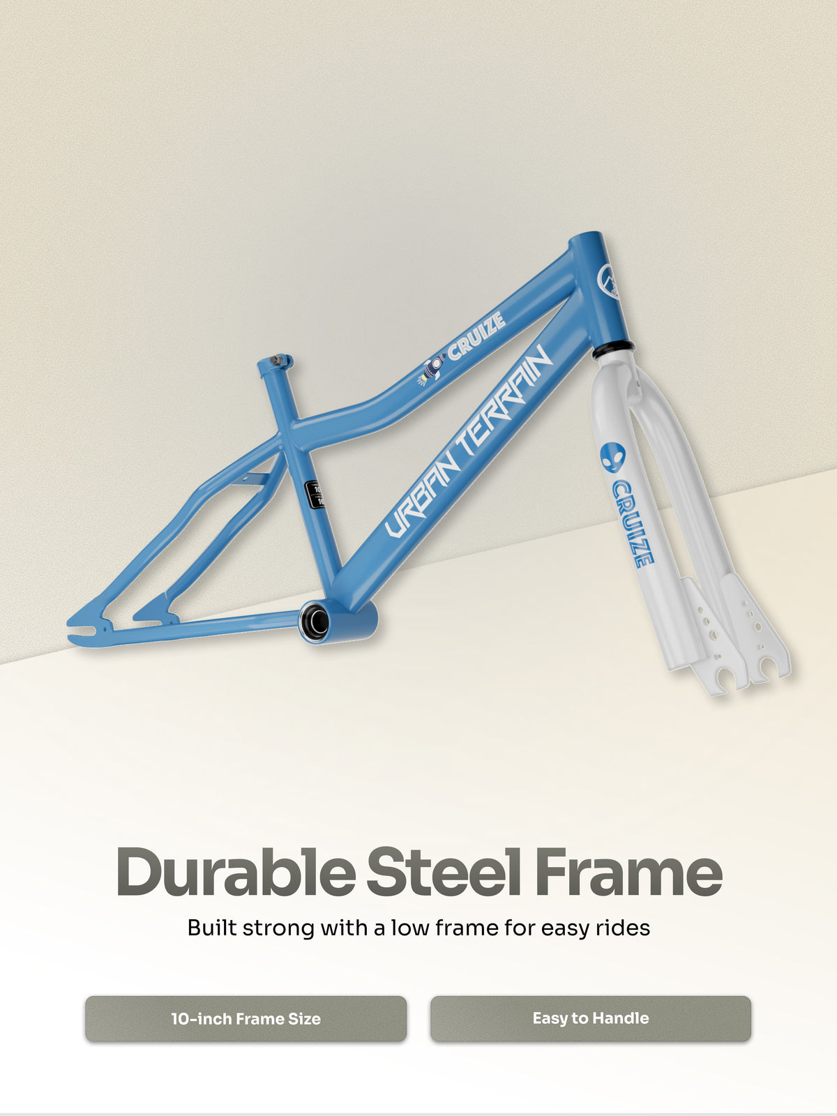 Urban Terrain Cruize 16T Single Speed Kids Cycle, Blue