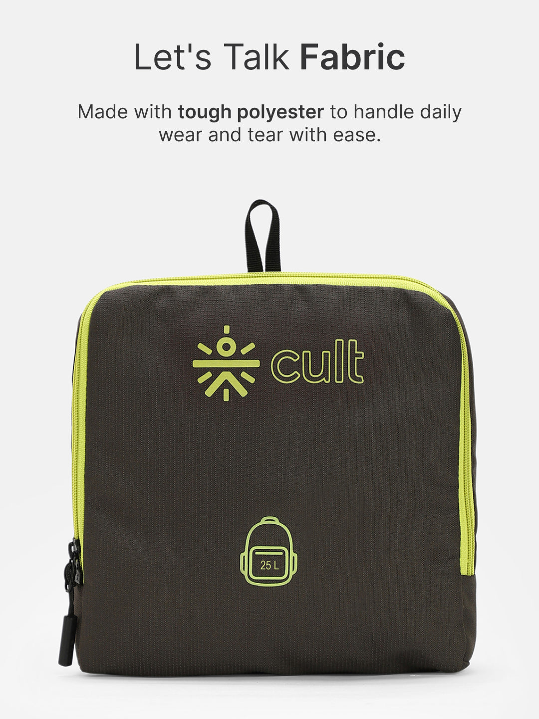 cult Foldable Backpack 25L Olive