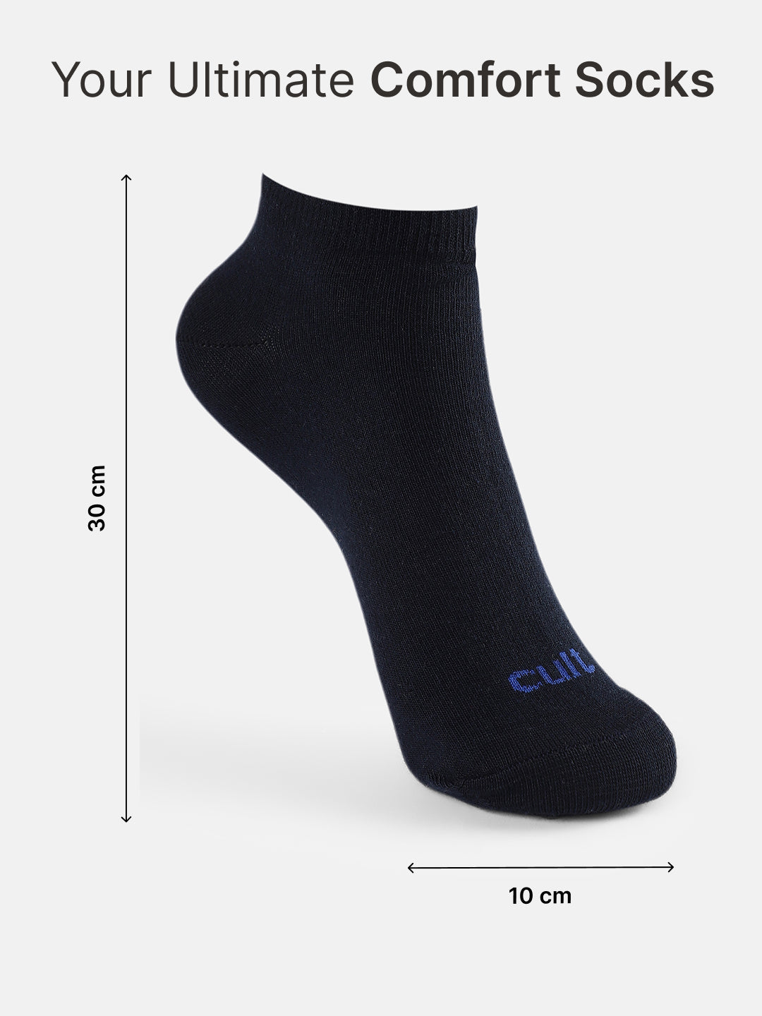 Sports Ankle Length Pack of 3 Turquoise,Powder Blue & Navy Solid Women's Socks