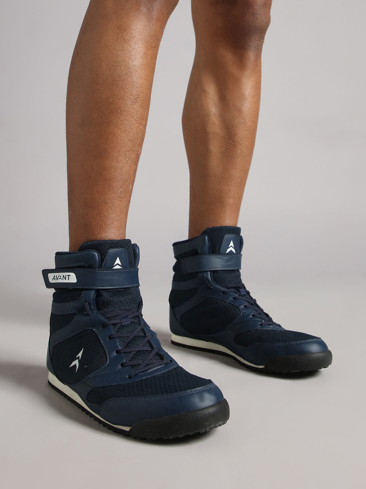 Avant Men's Uppercut Boxing Shoes - Navy Blue