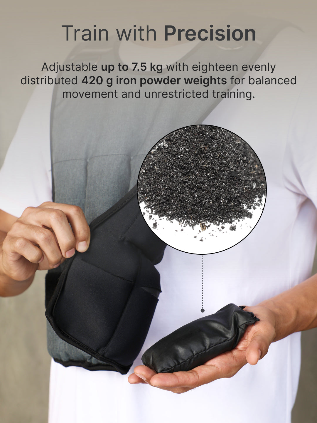 cult Adjustable Weighted Vest Grey