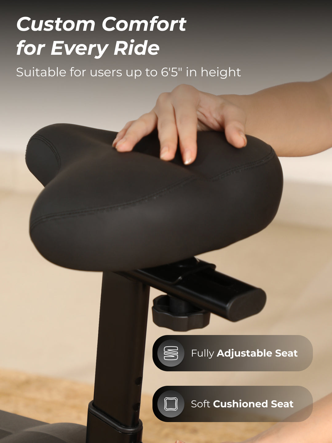 Cult SmartSpinVolt Magnetic Spin Bike | 10Kg Flywheel | 140kg Max Weight | Home Use Exercise Bike