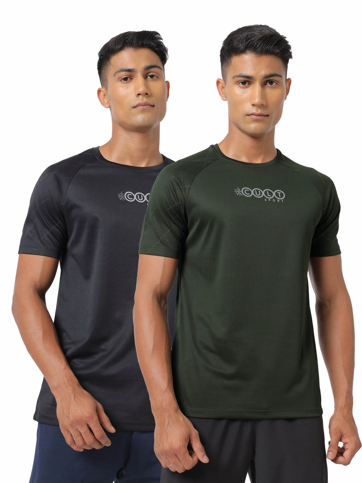 Performance T-shirt with Chest Print Pack of 2
