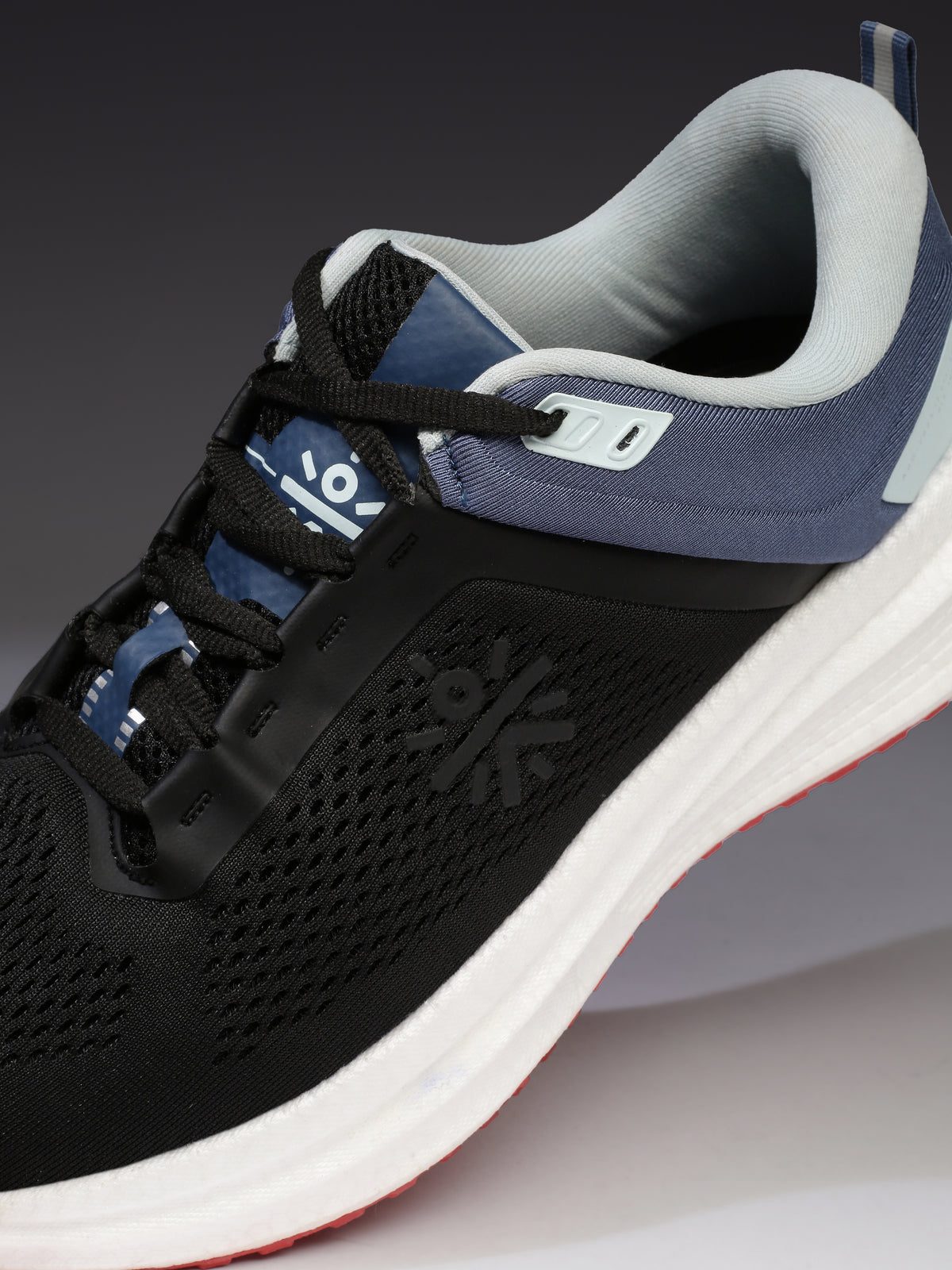 cult Versa Pulse Men Running Shoes - Black/Blue