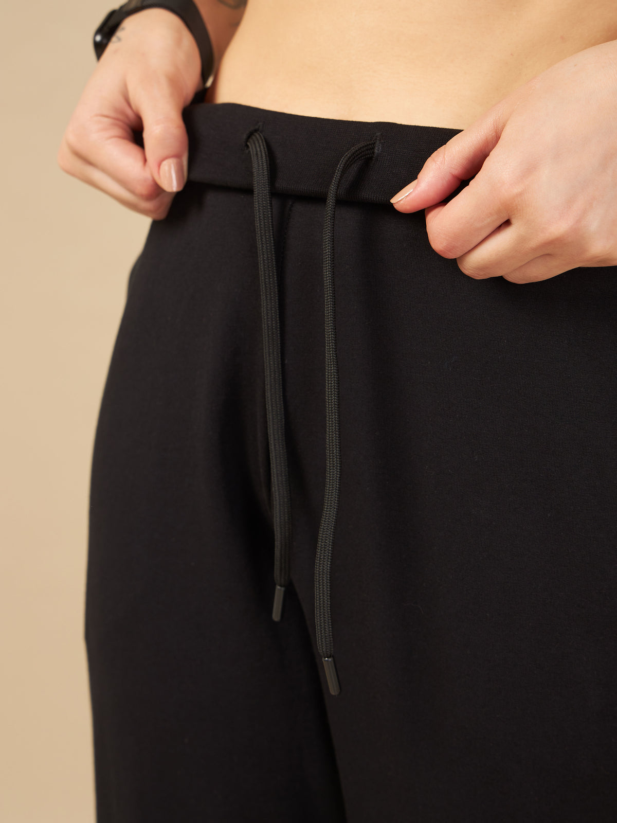 Women Black Cult Leisure Joggers