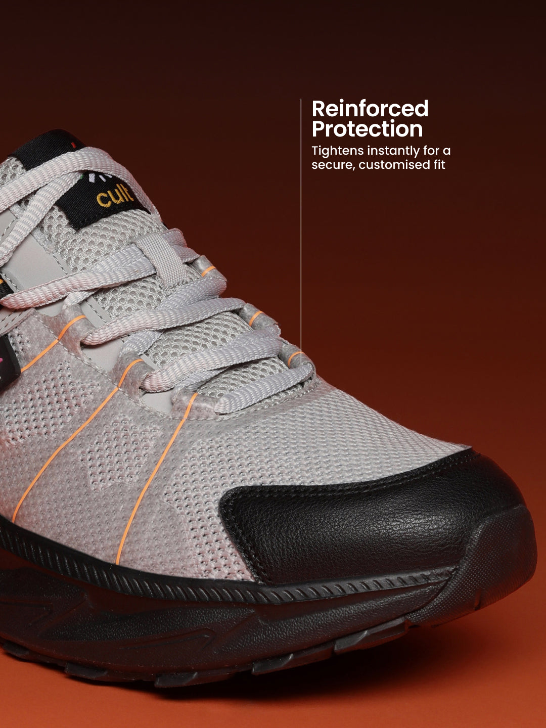 cult Men's TurboTrail Outdoor Shoes - L.Grey/Black