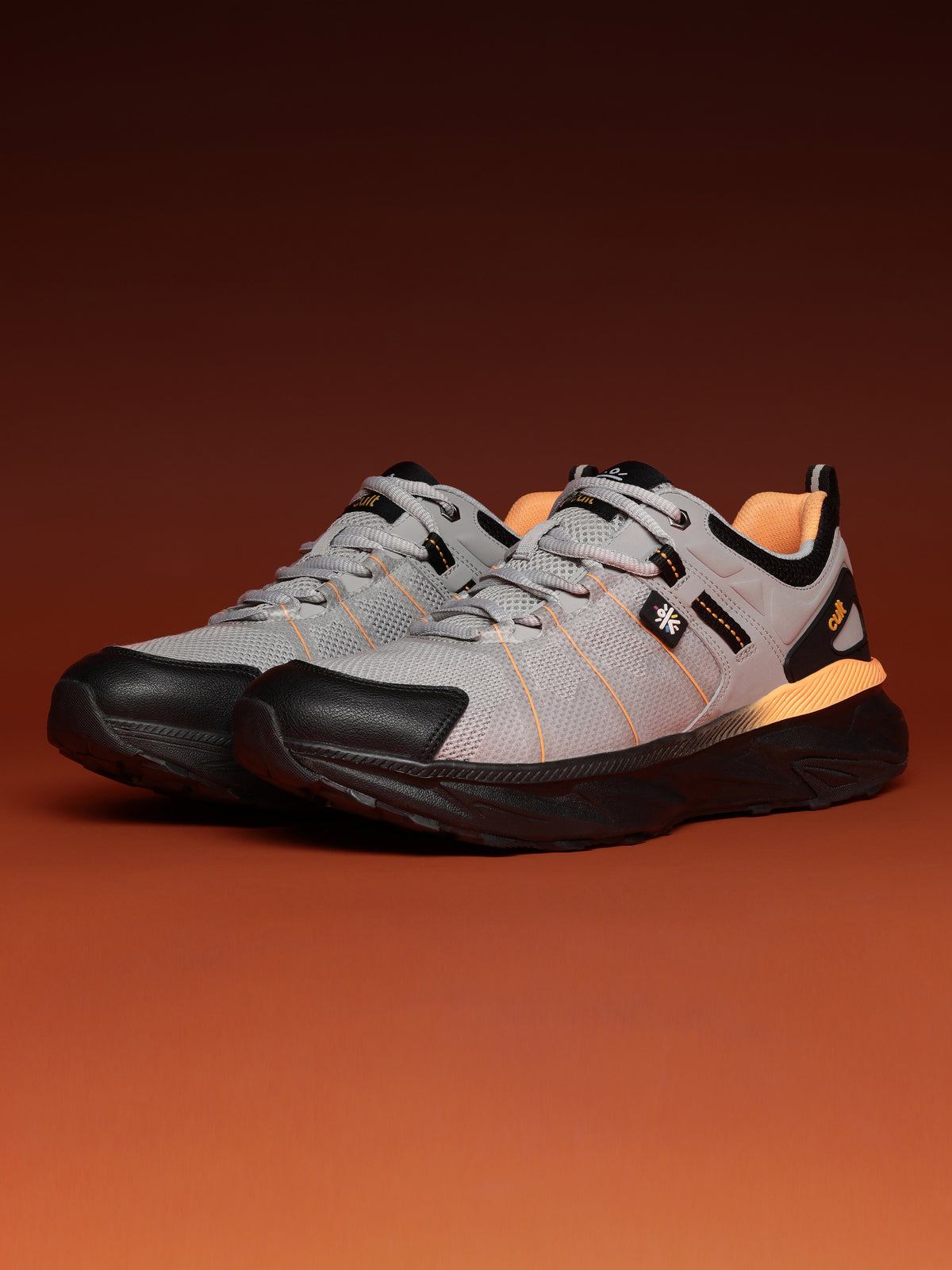 cult Men's TurboTrail Outdoor Shoes - L.Grey/Black