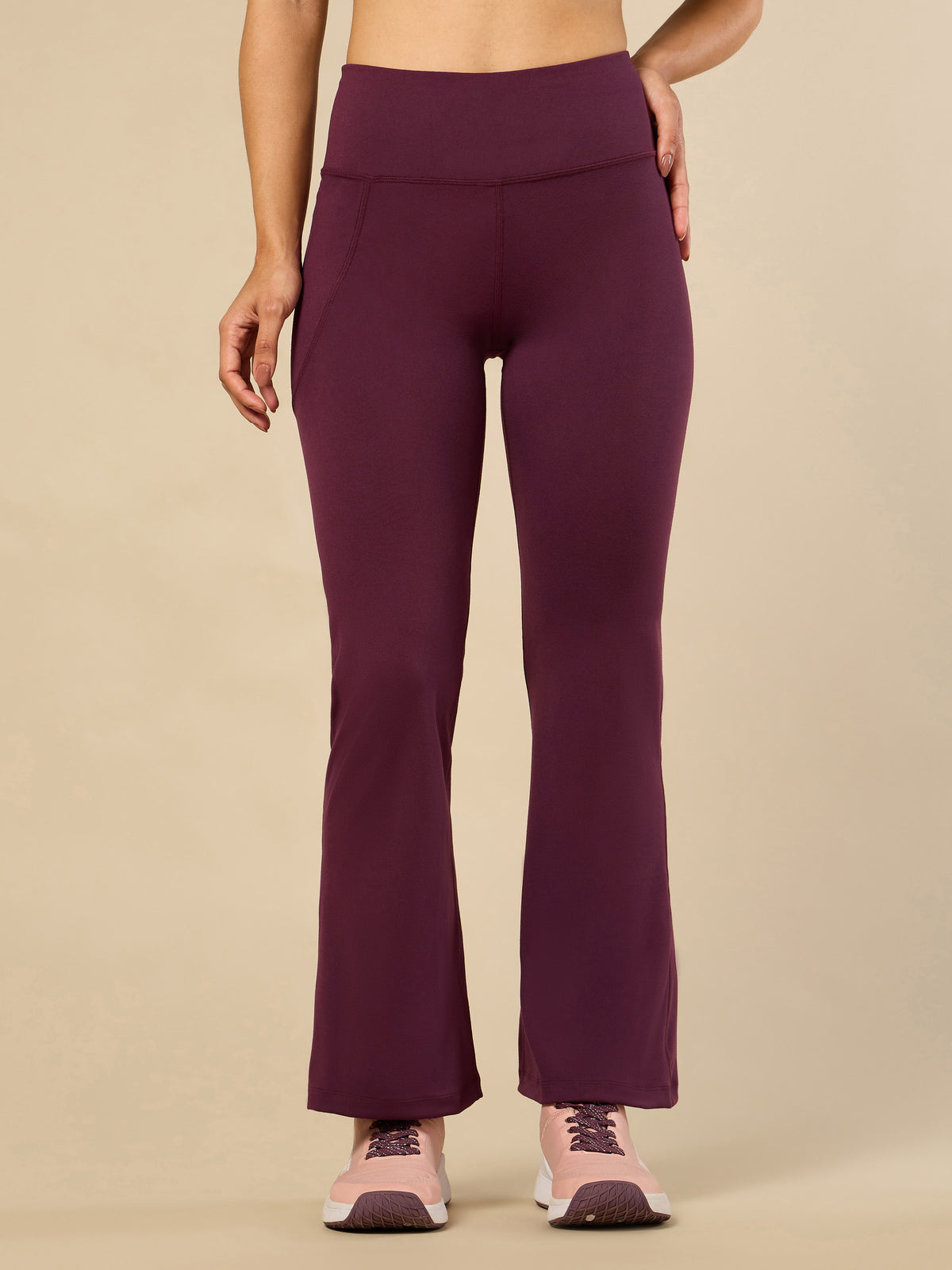 Women's COMFlex Wine Performance Flare Pants