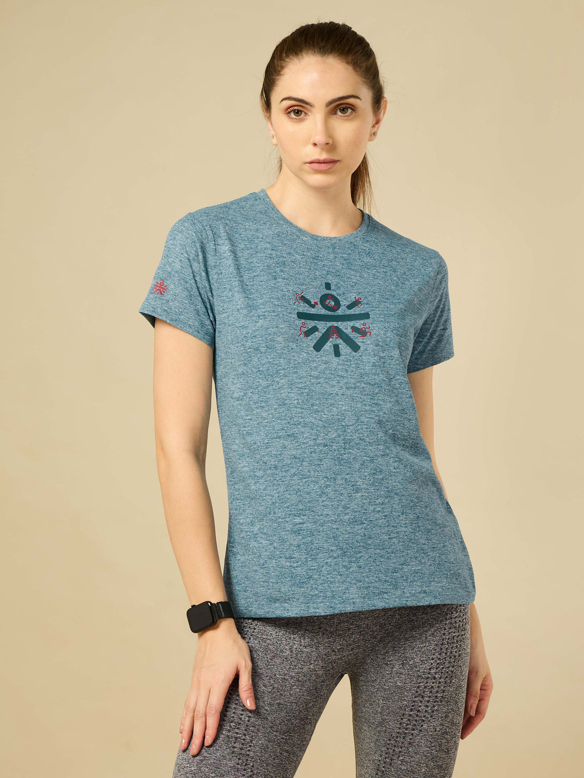 Brand logo Blue T-shirt