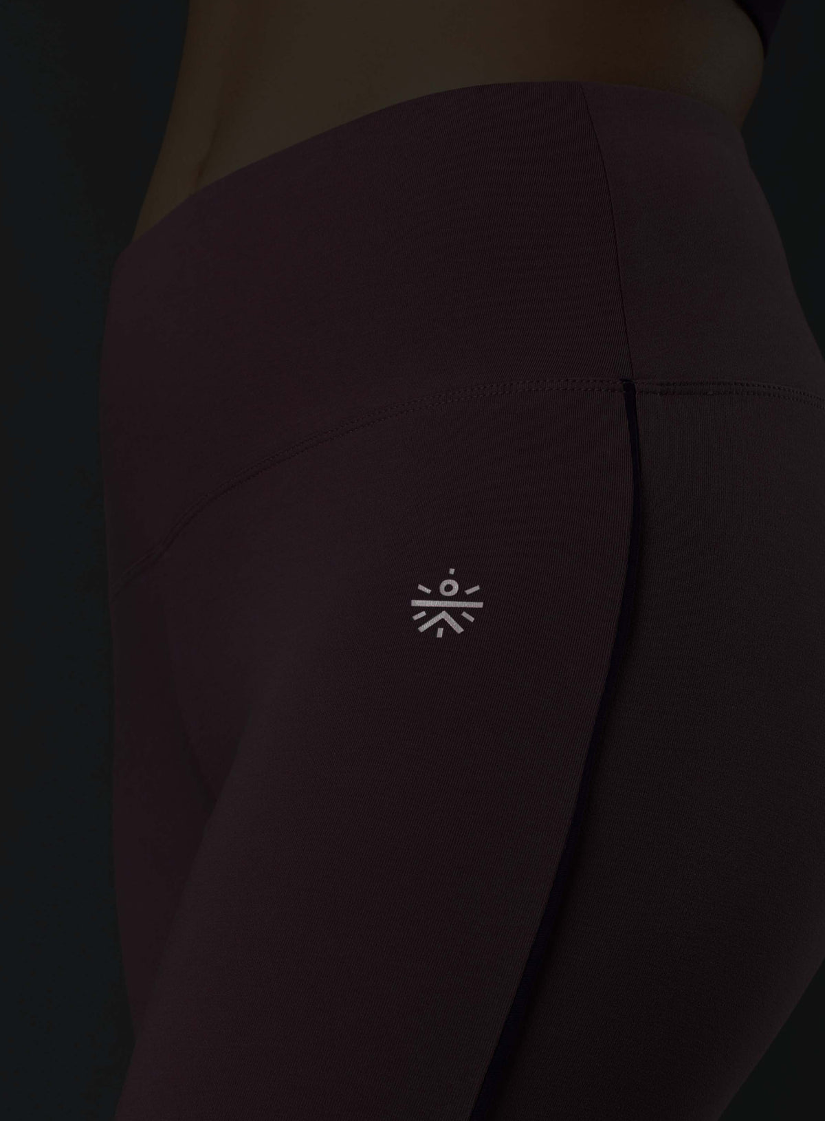 Women's Performance Cotton Purple Tights