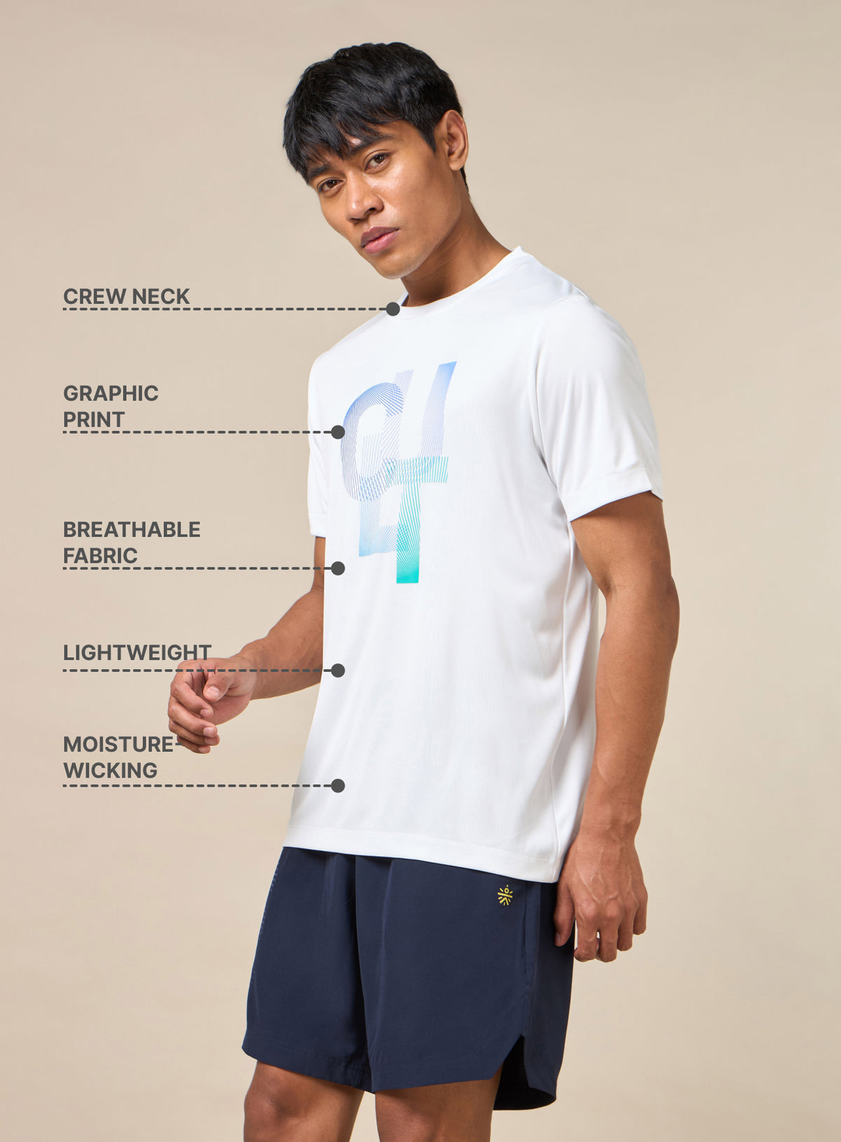 Men's Cult Brand White T-shirt