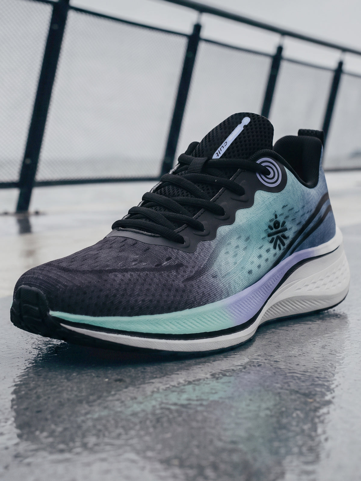 cult Men's Dynex Running Shoes - Black/Indigo Blue