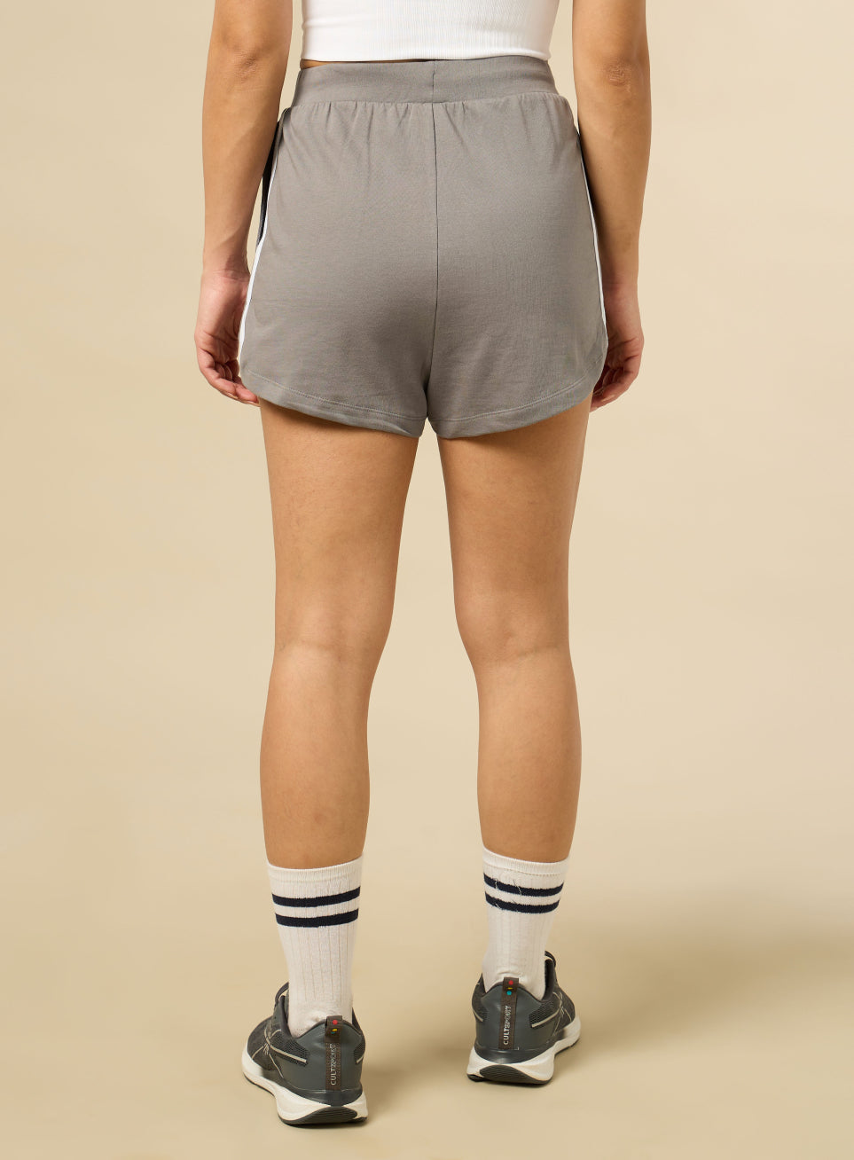 Women's Grey Training Essentials Shorts