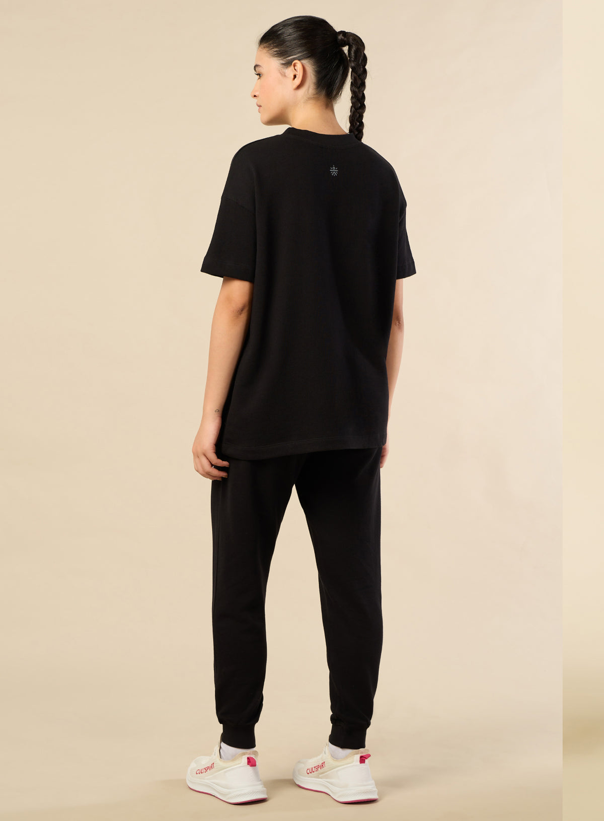 Women's Lifestyle Cotton Black Co-ord Set