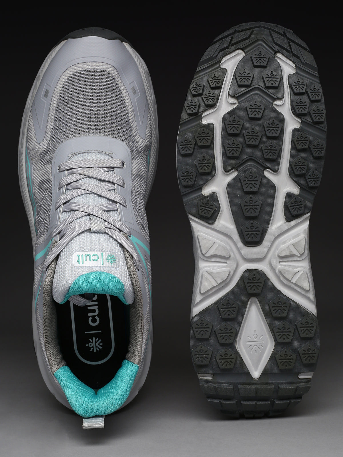 cult Men's Drift Outdoor Shoes - L.Grey/Sea Green