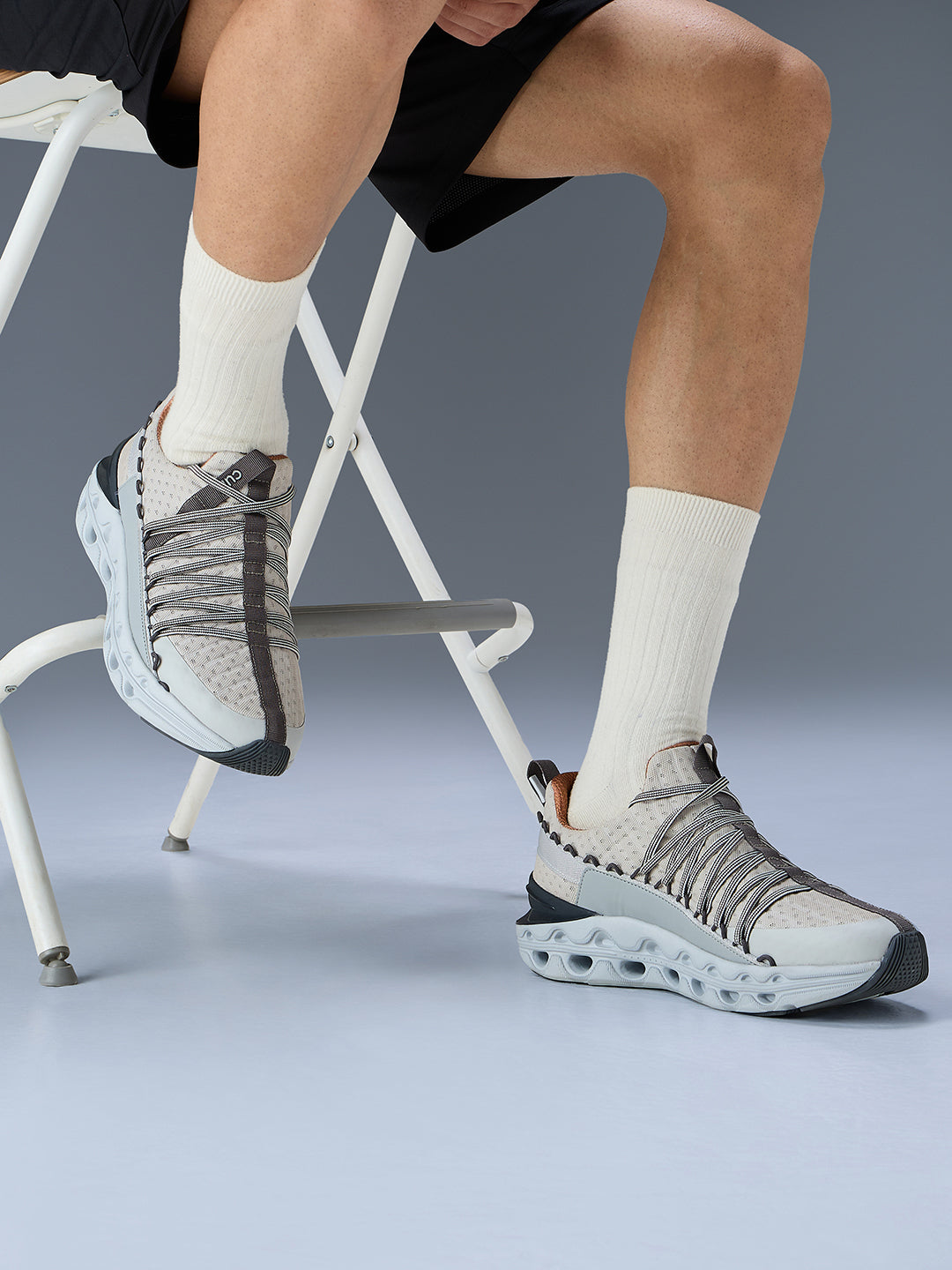 cult Men's Loop Walking Shoes - L.Grey/Black