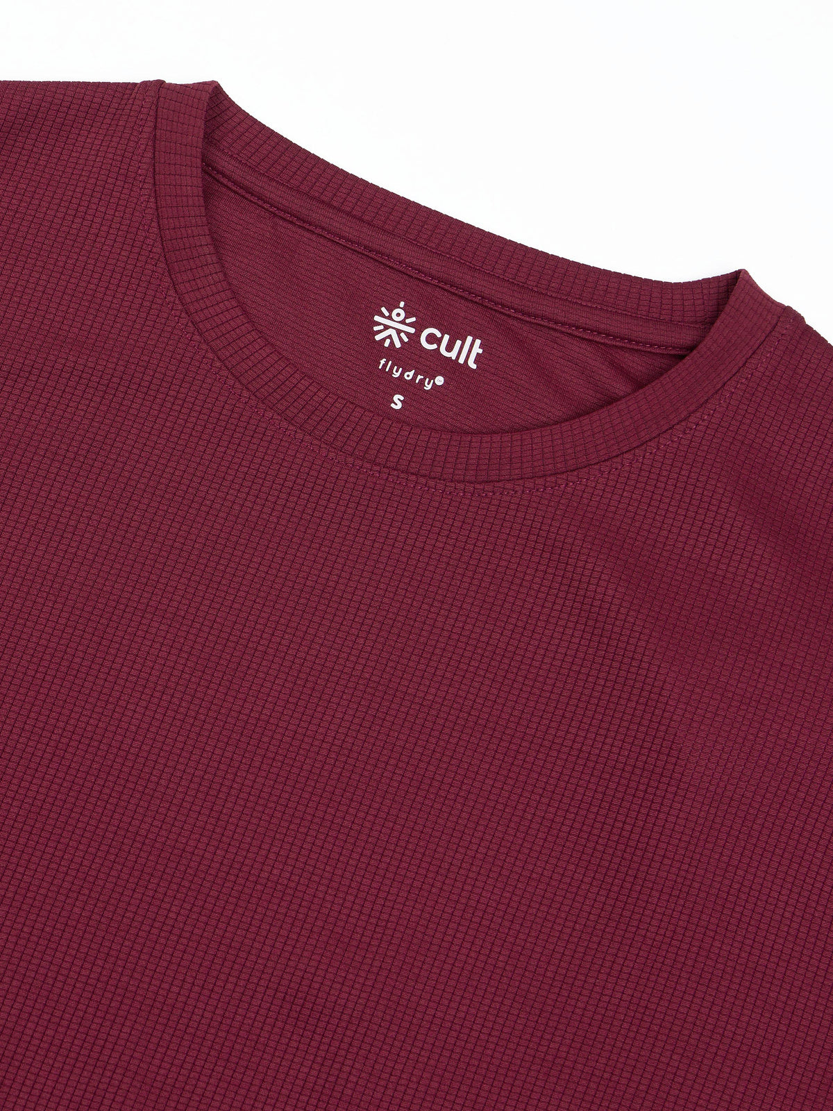 Women's Maroon Cropped T-shirt