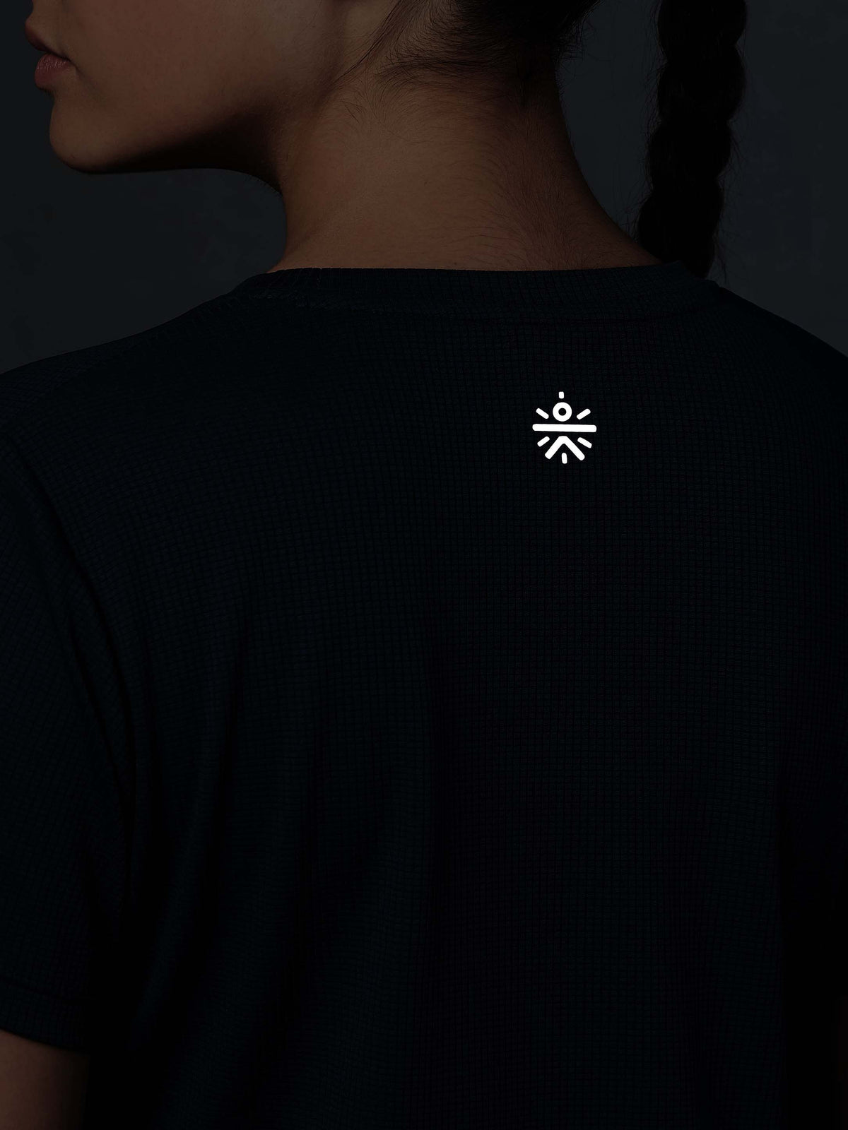 Women's Navy Running Longline T-shirt
