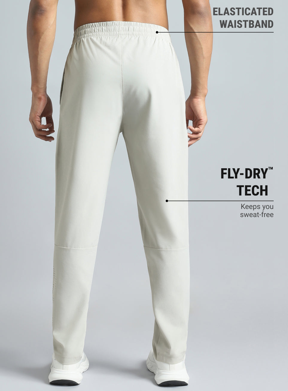 Men's Grey Ultimate Running Trackpants