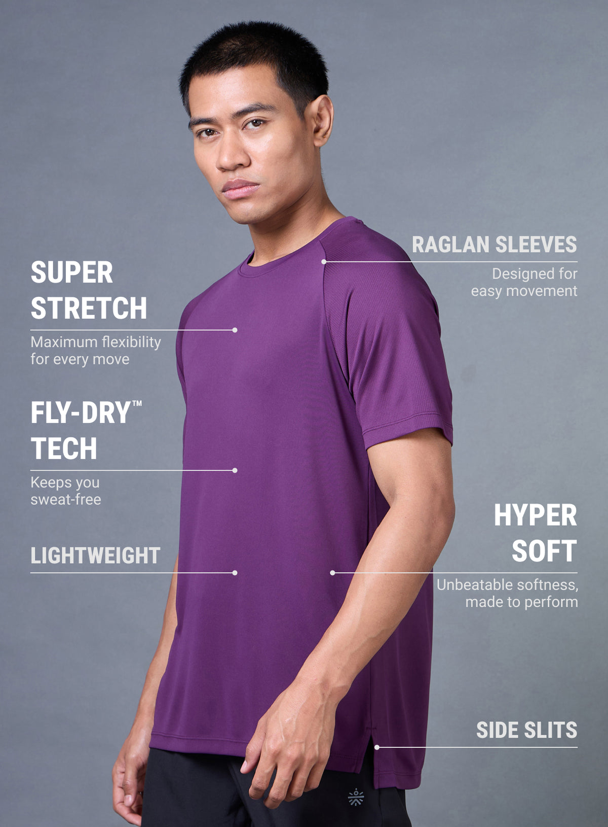 Men's Wine Everyday Run T-shirt