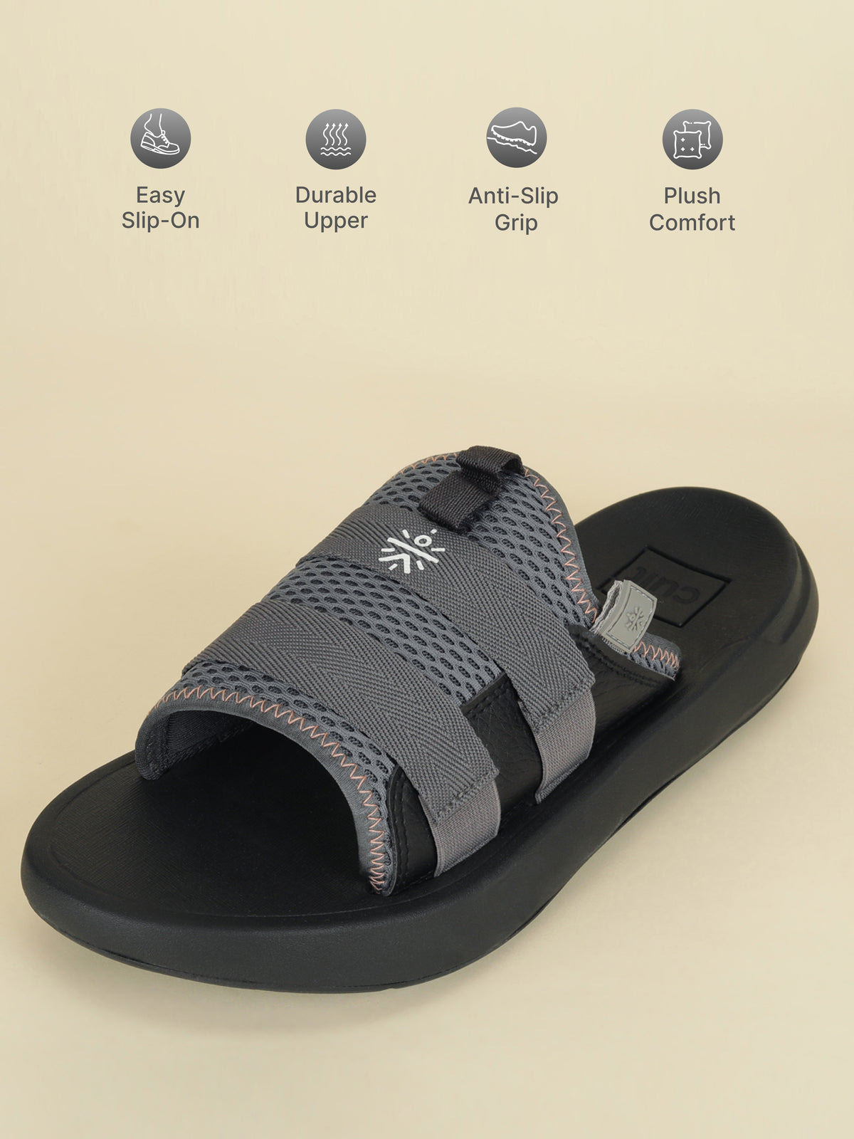 cult Men's Koios Sliders - Black