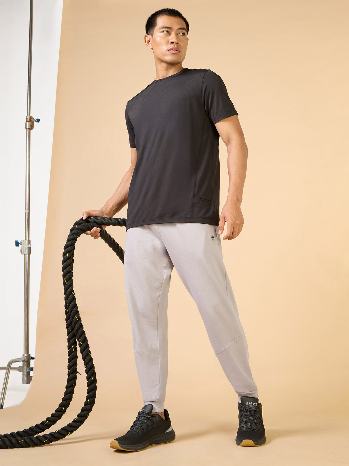 Men's Grey Training All Form Joggers