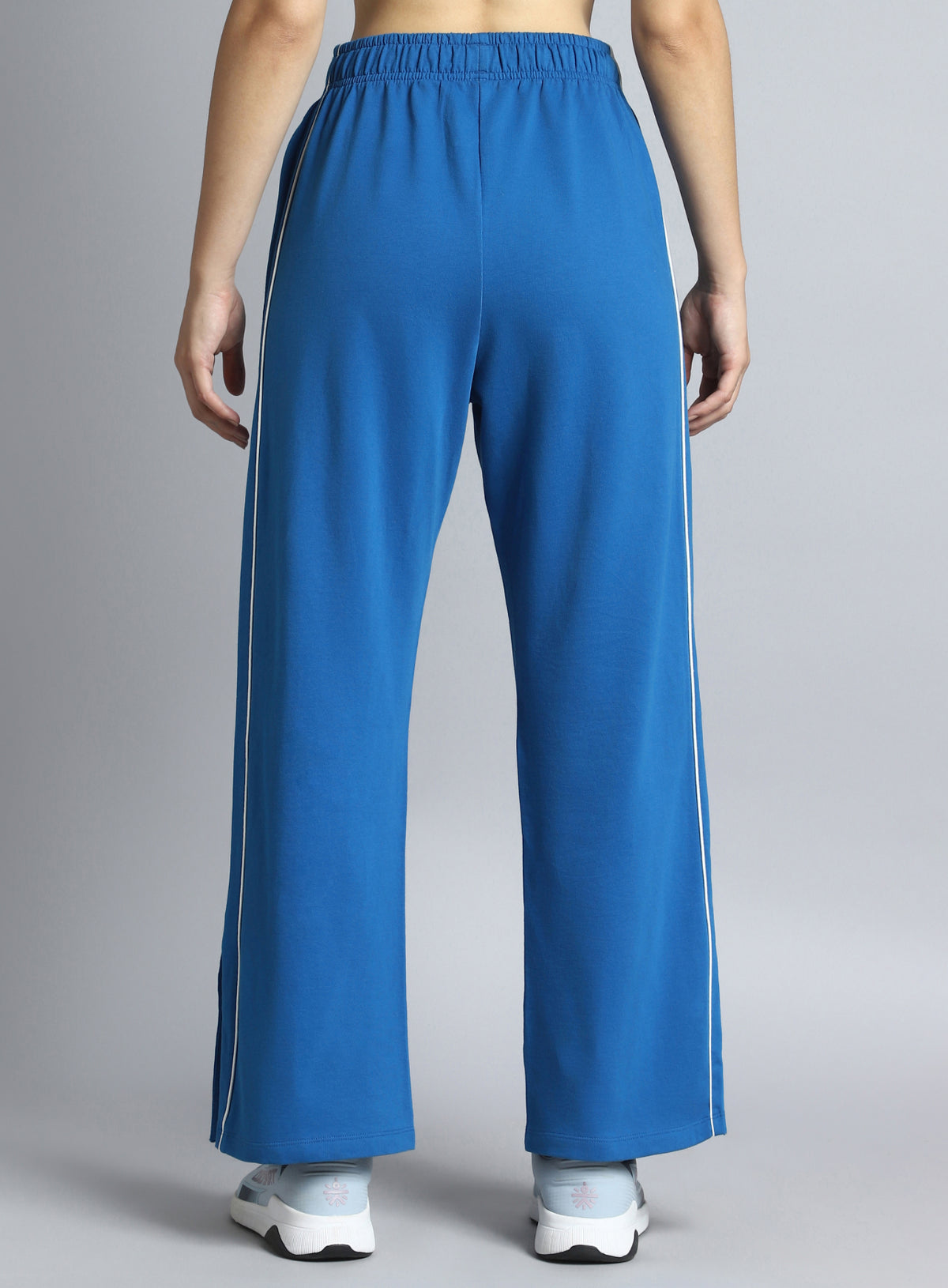 Women's Blue Community Straight Trackpants