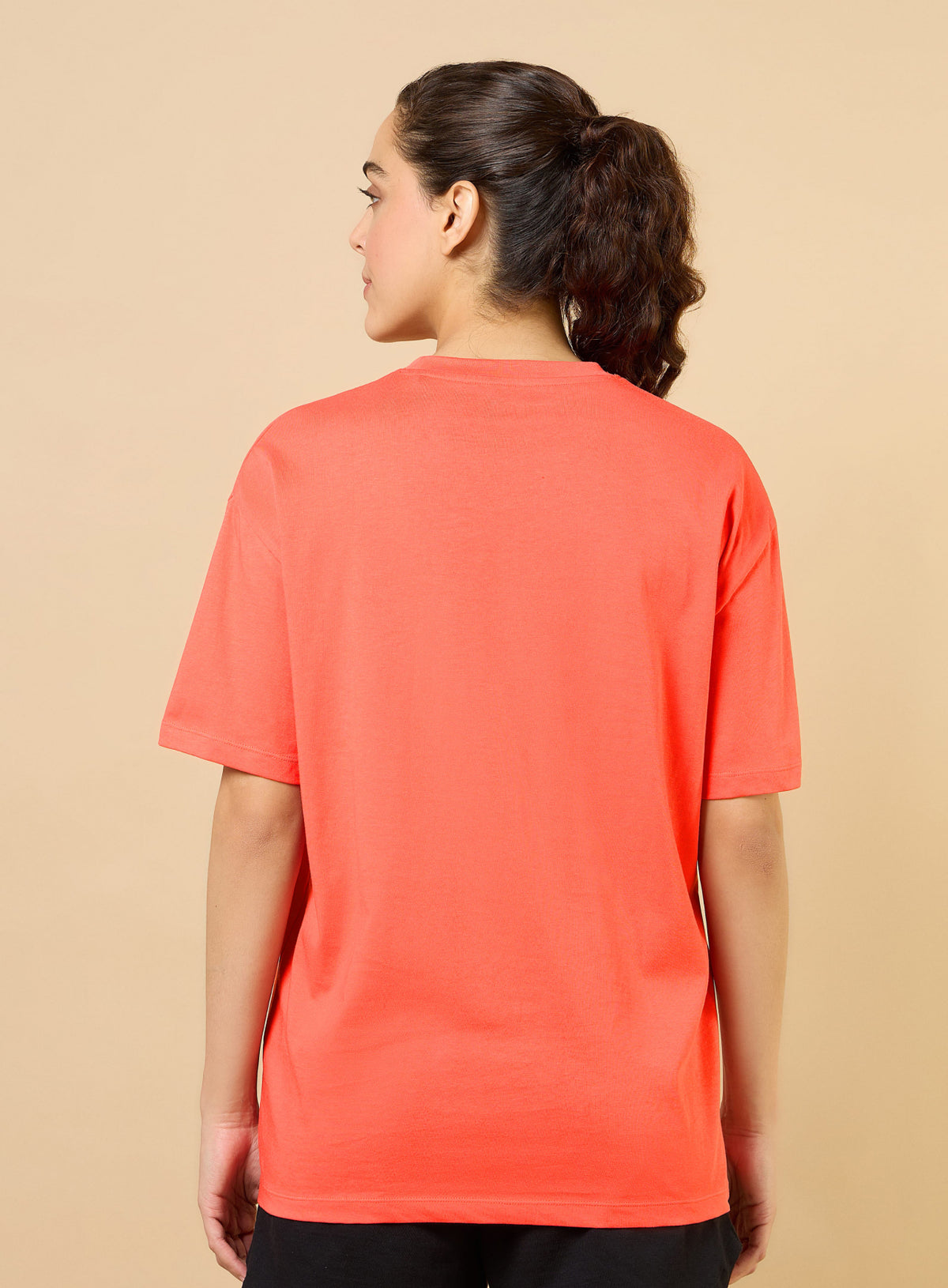 Women's Coral Power Play Relaxed fit T-shirt