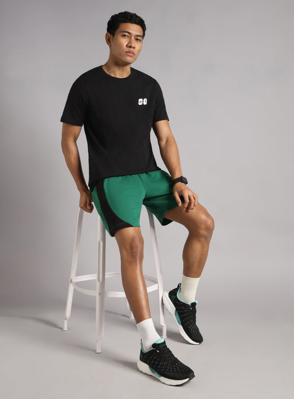 Men's Black In Action Graphic T-shirt