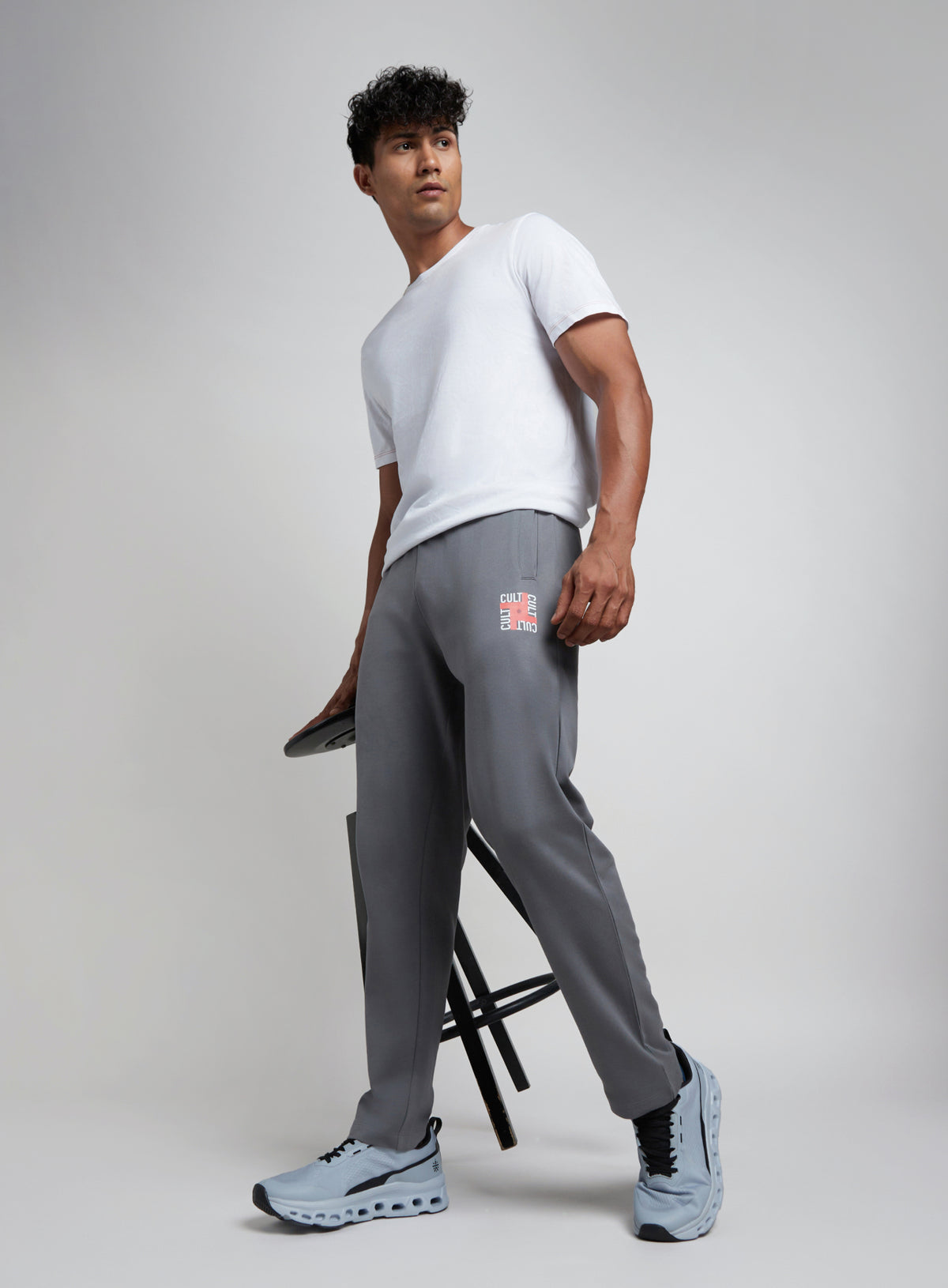 Men's Dark Grey All in Sports Trackpants