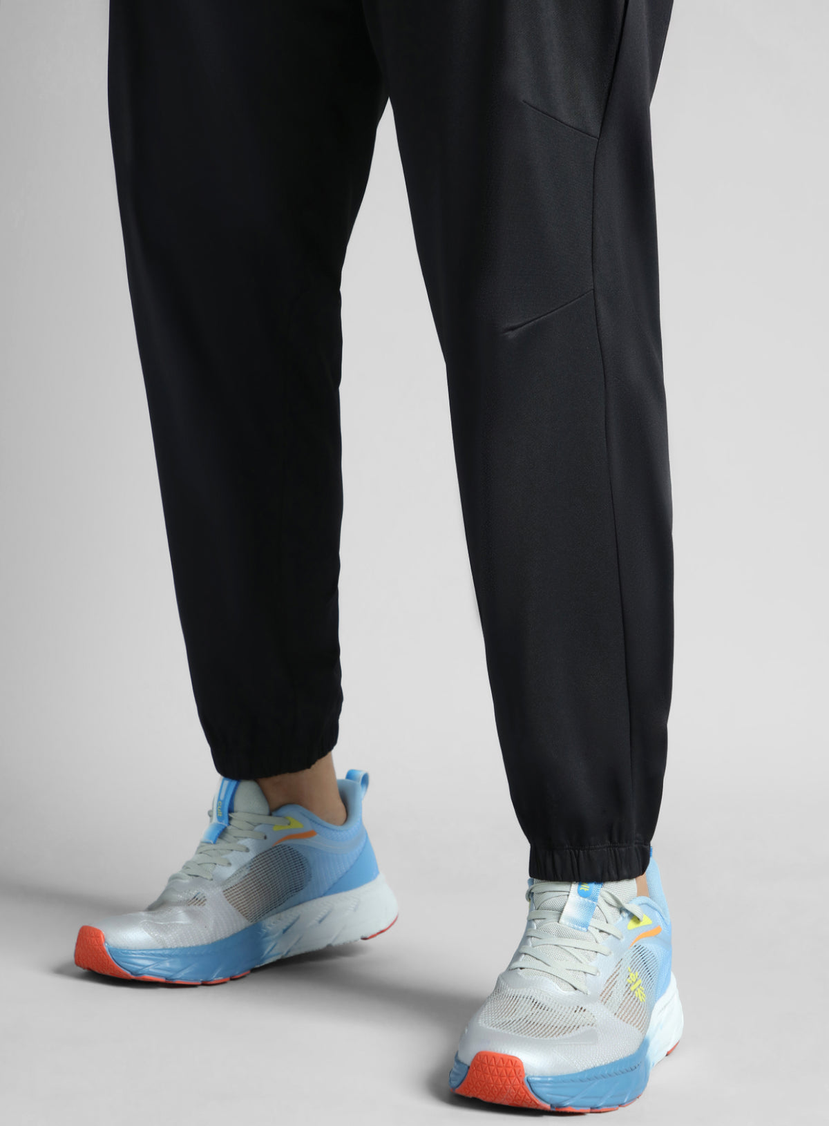 Men's Black Plus Size Night Joggers