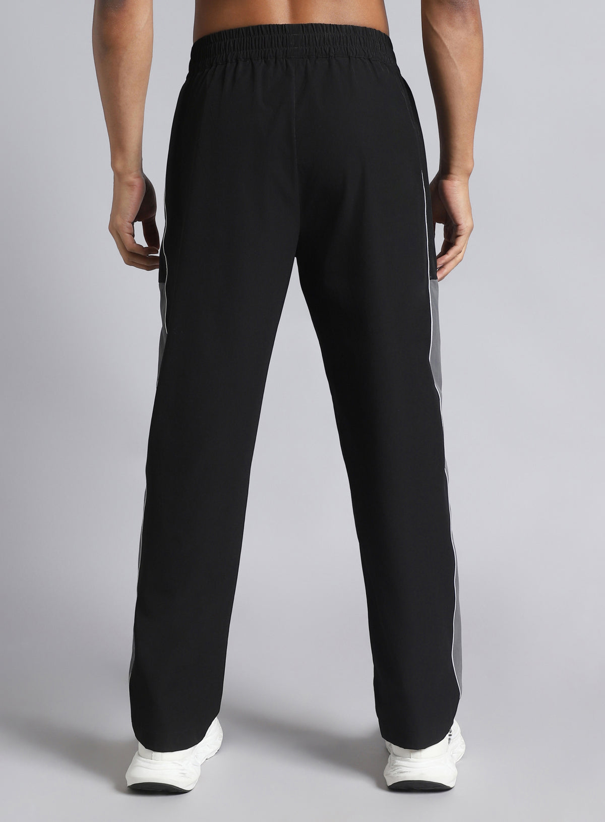 Men's Black Active Day Out Trackpants